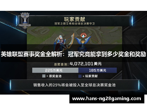 英雄联盟赛事奖金全解析：冠军究竟能拿到多少奖金和奖励